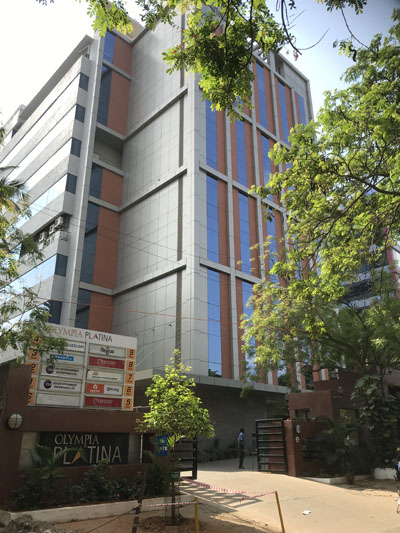 The office building where the Chennai Office is tenanted.